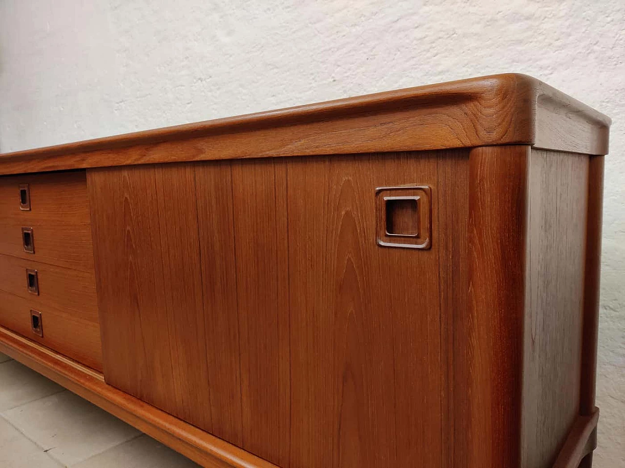 Credenza danese in teak di Bramin, anni '60 11