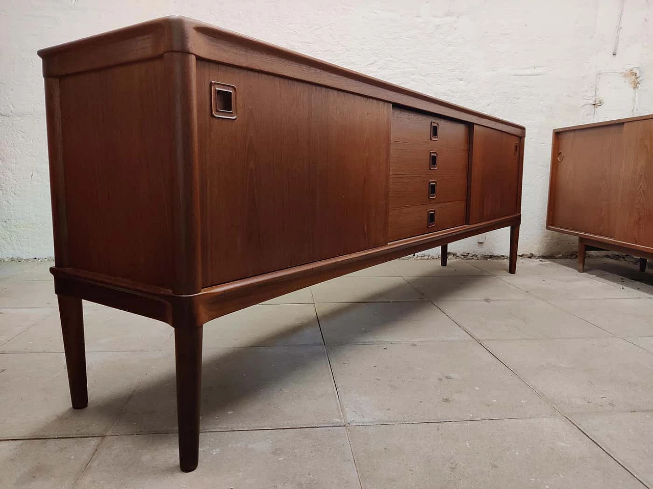 Credenza danese in teak di Bramin, anni '60 15