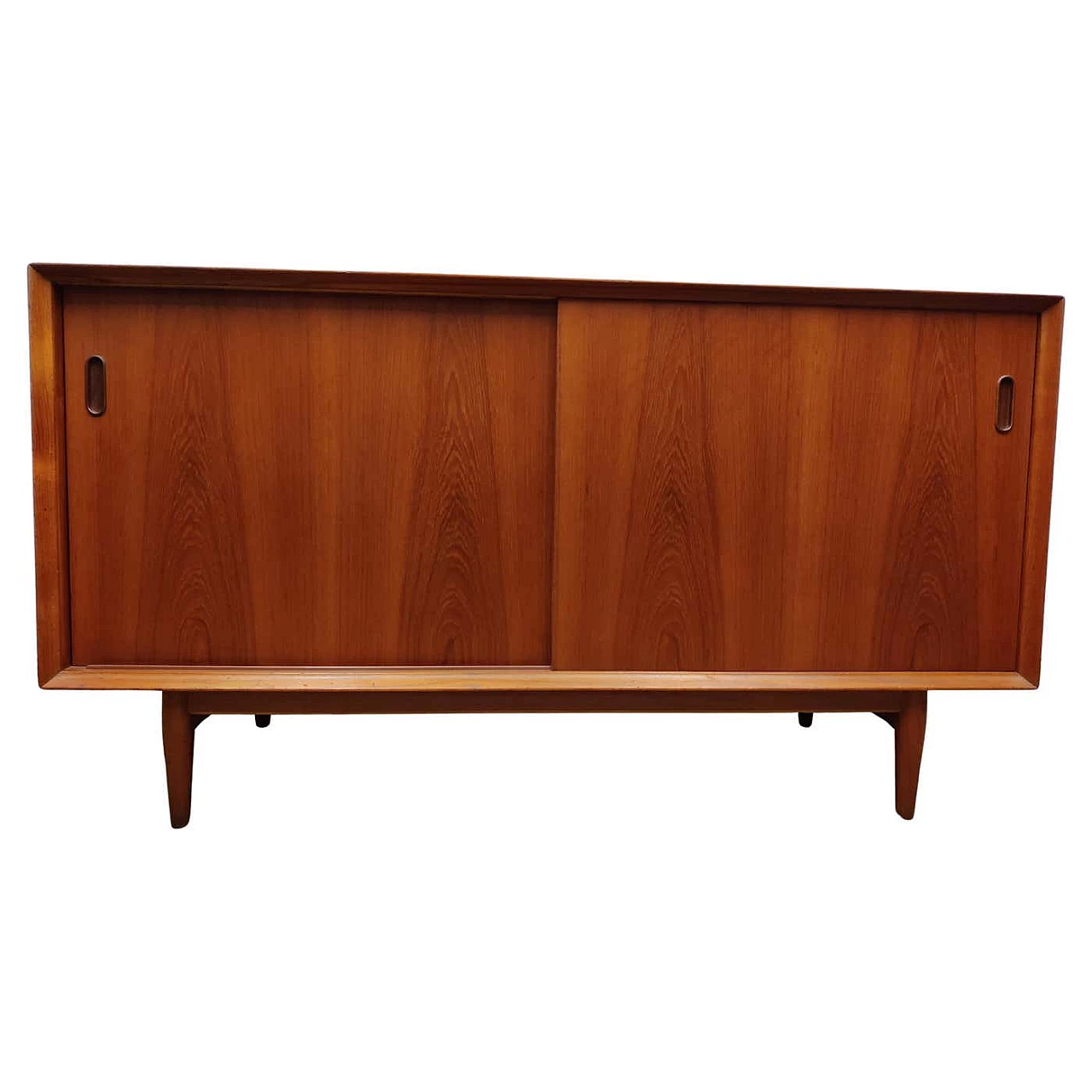 Credenza OS11 danese in teak di Arne Vodder per Sibast Furniture, anni '50 1