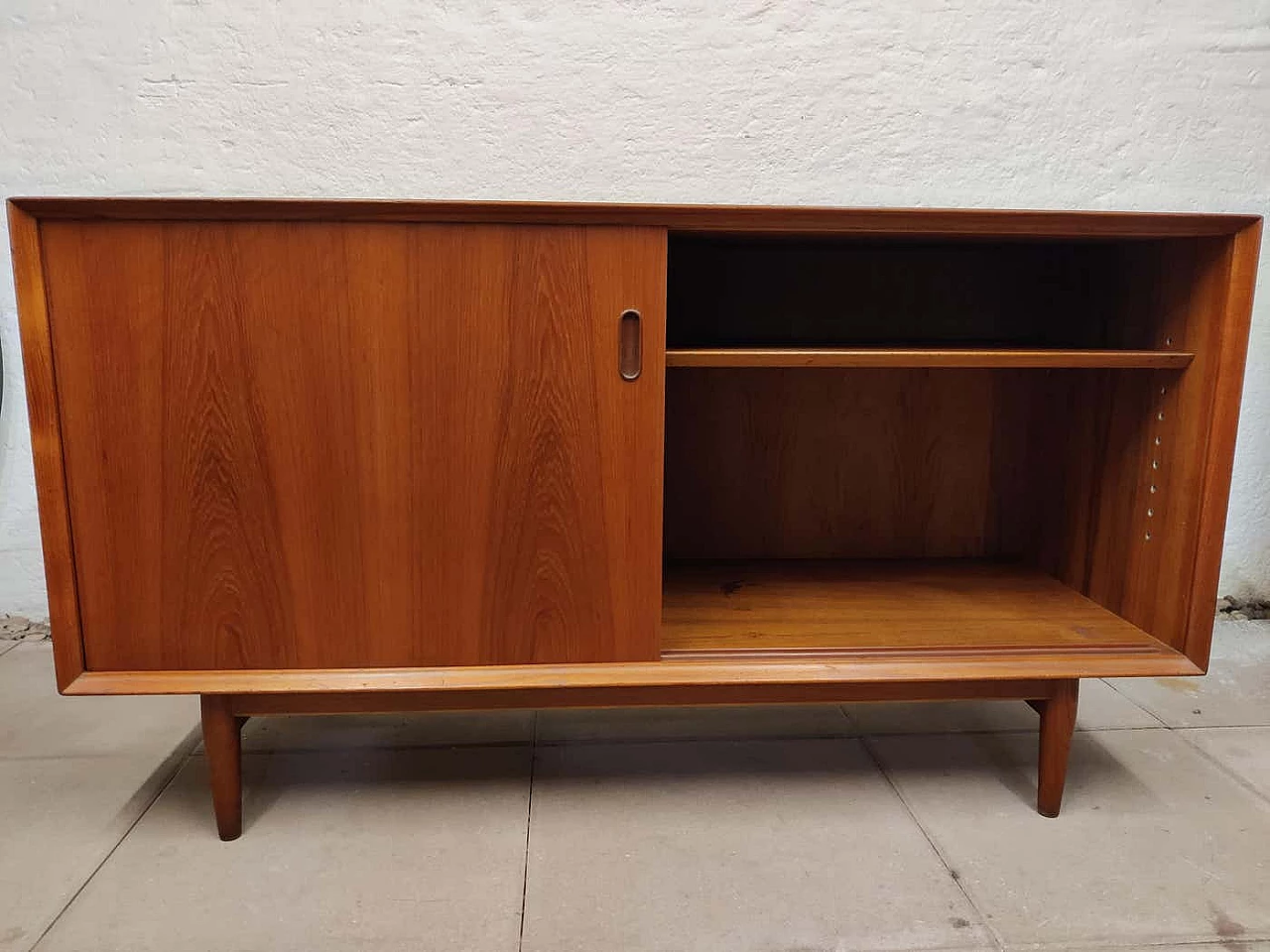 Credenza OS11 danese in teak di Arne Vodder per Sibast Furniture, anni '50 5