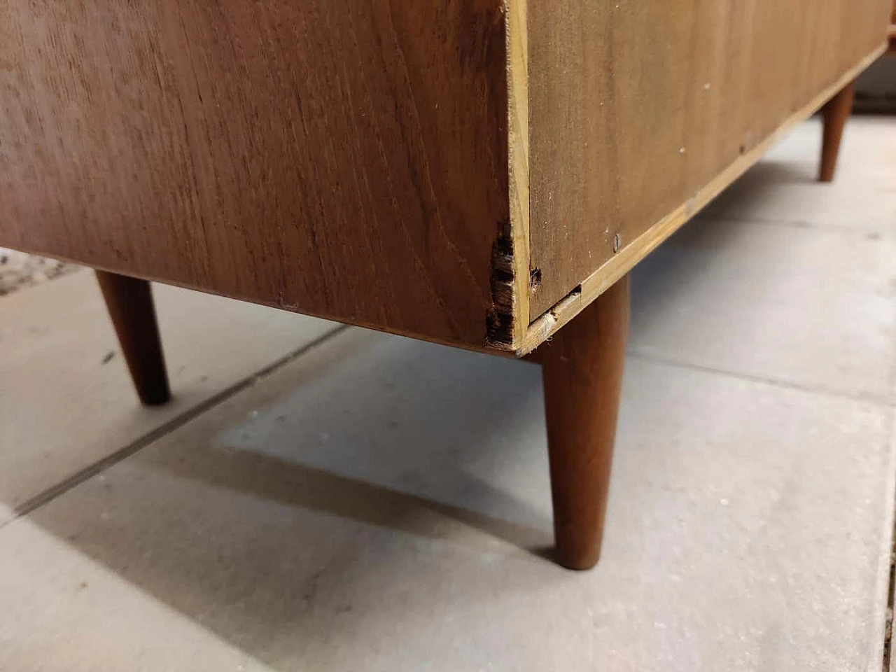 Credenza OS11 danese in teak di Arne Vodder per Sibast Furniture, anni '50 19