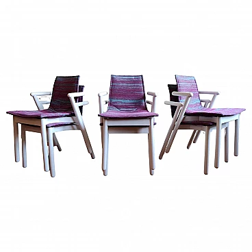 6 Villabianca dining chairs by Vico Magistretti for Cassina, 1980s