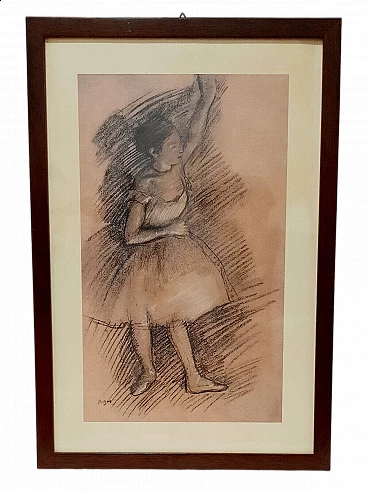 Edgar Degas, Dancer, printed lithograph