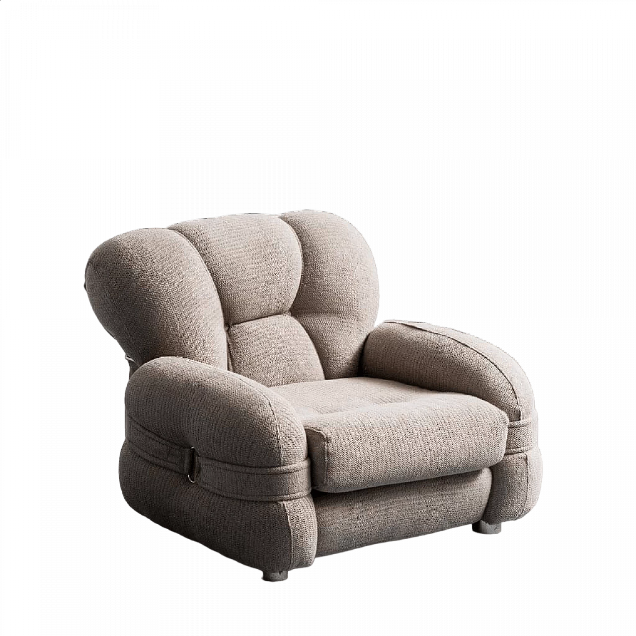 Metal and fabric armchair by Adriano Piazzesi, 1970s 12