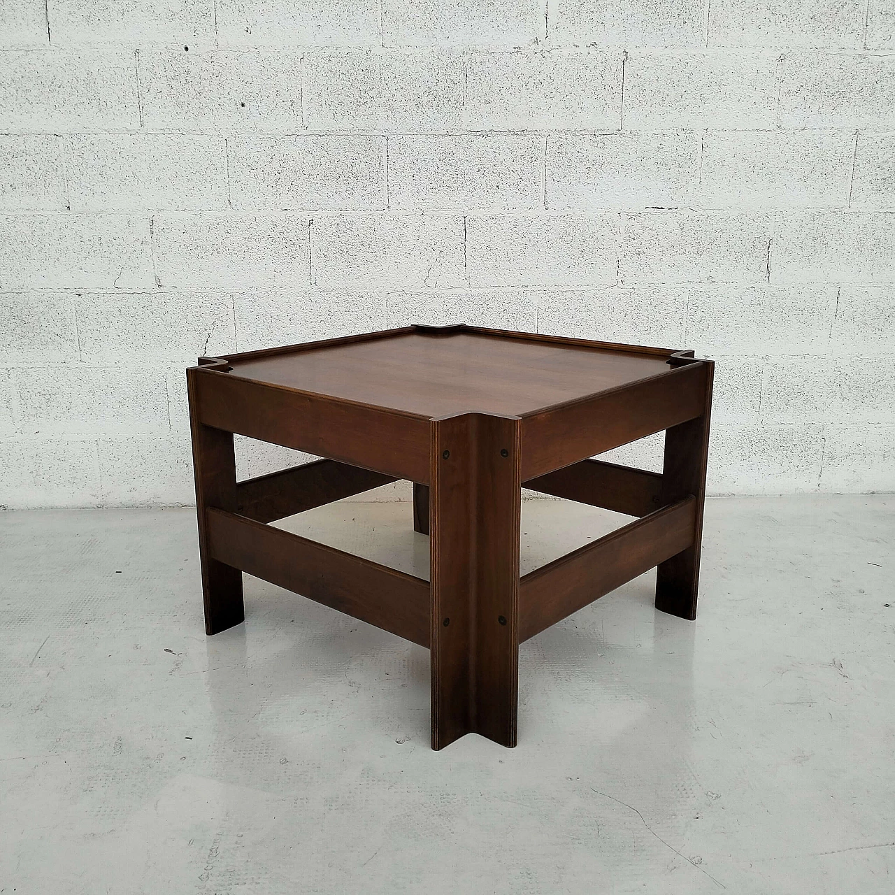 Zelda square coffee table by Sergio Asti for Poltronova, 1960s 1