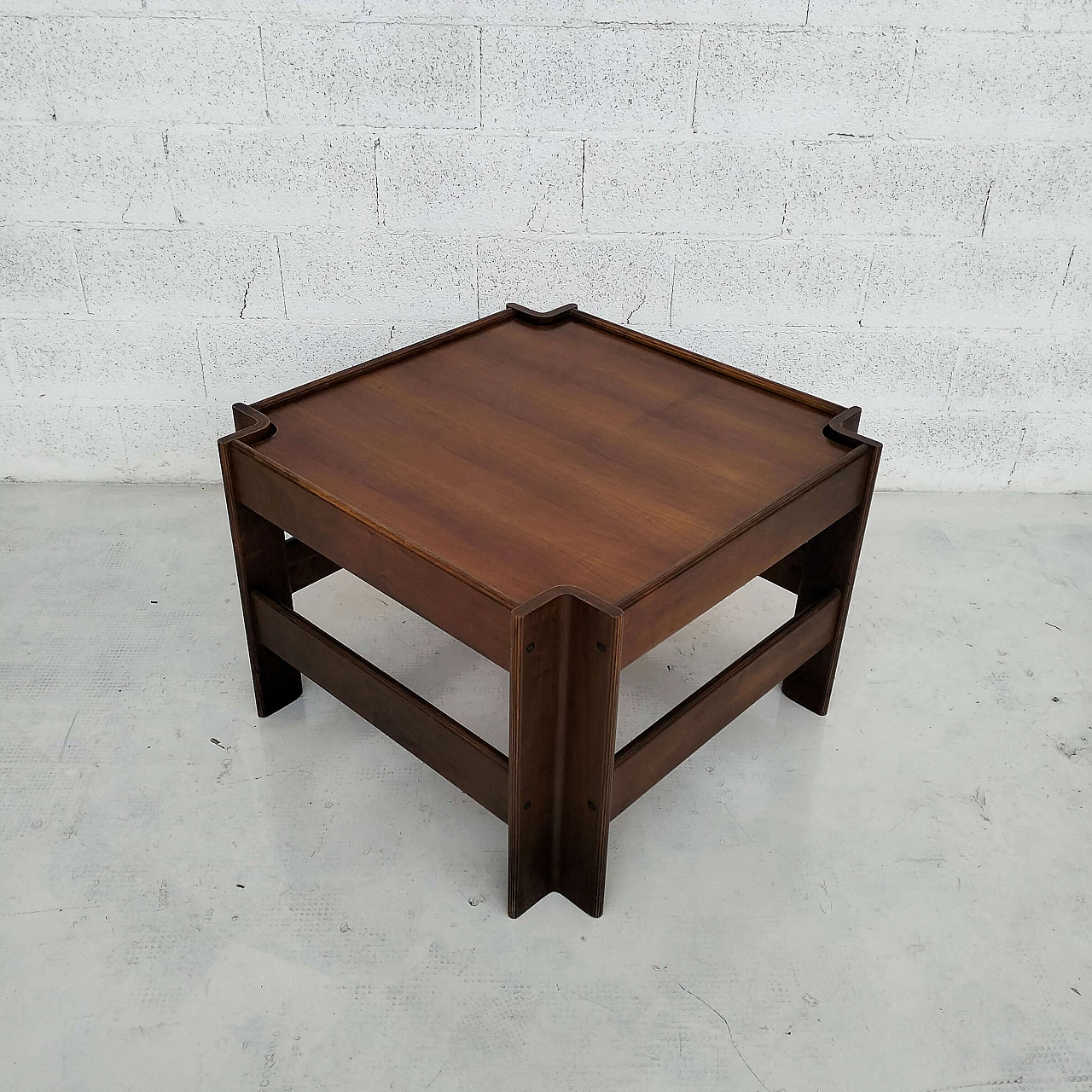 Tavolino quadrato Zelda di Sergio Asti per Poltronova, anni '60 2
