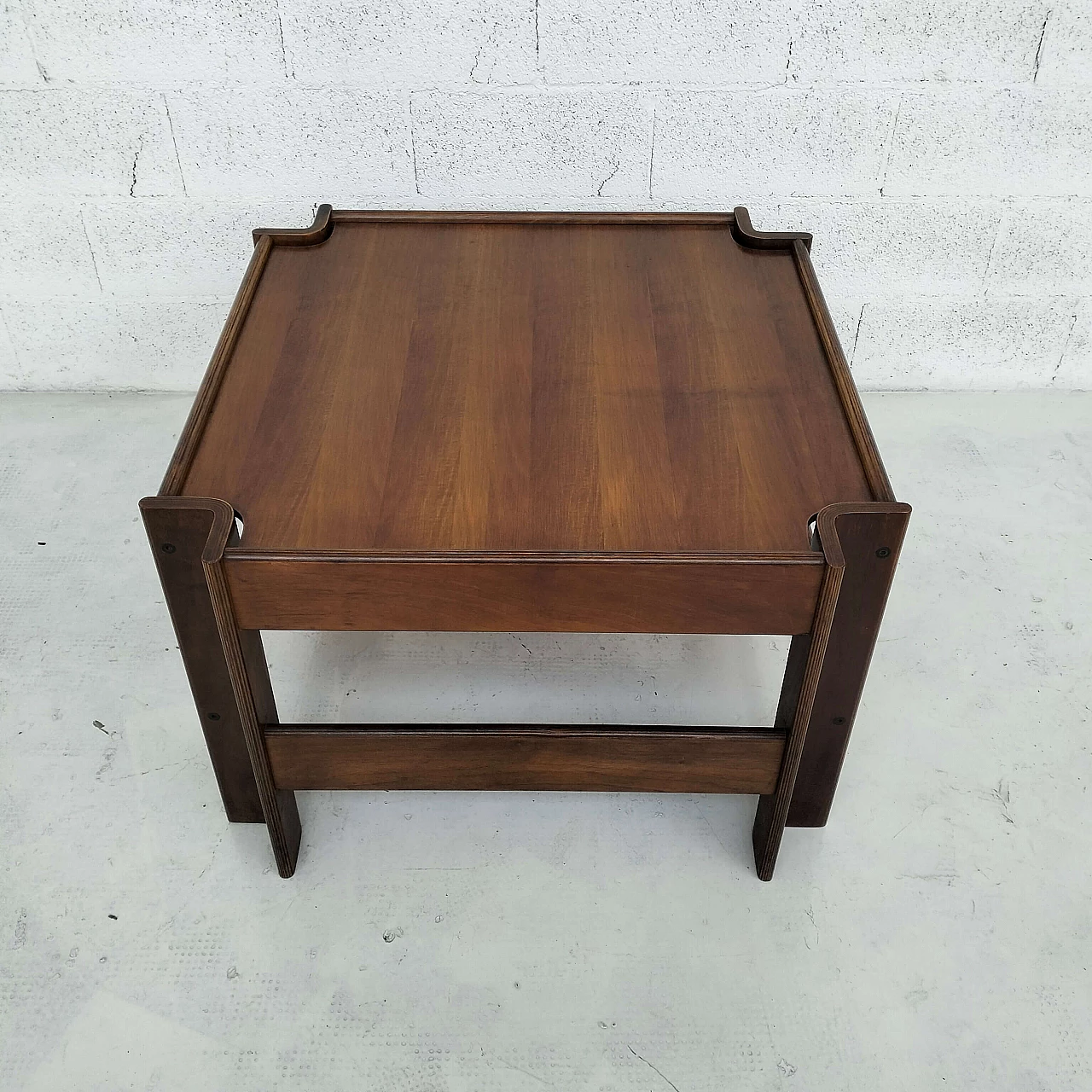 Zelda square coffee table by Sergio Asti for Poltronova, 1960s 8