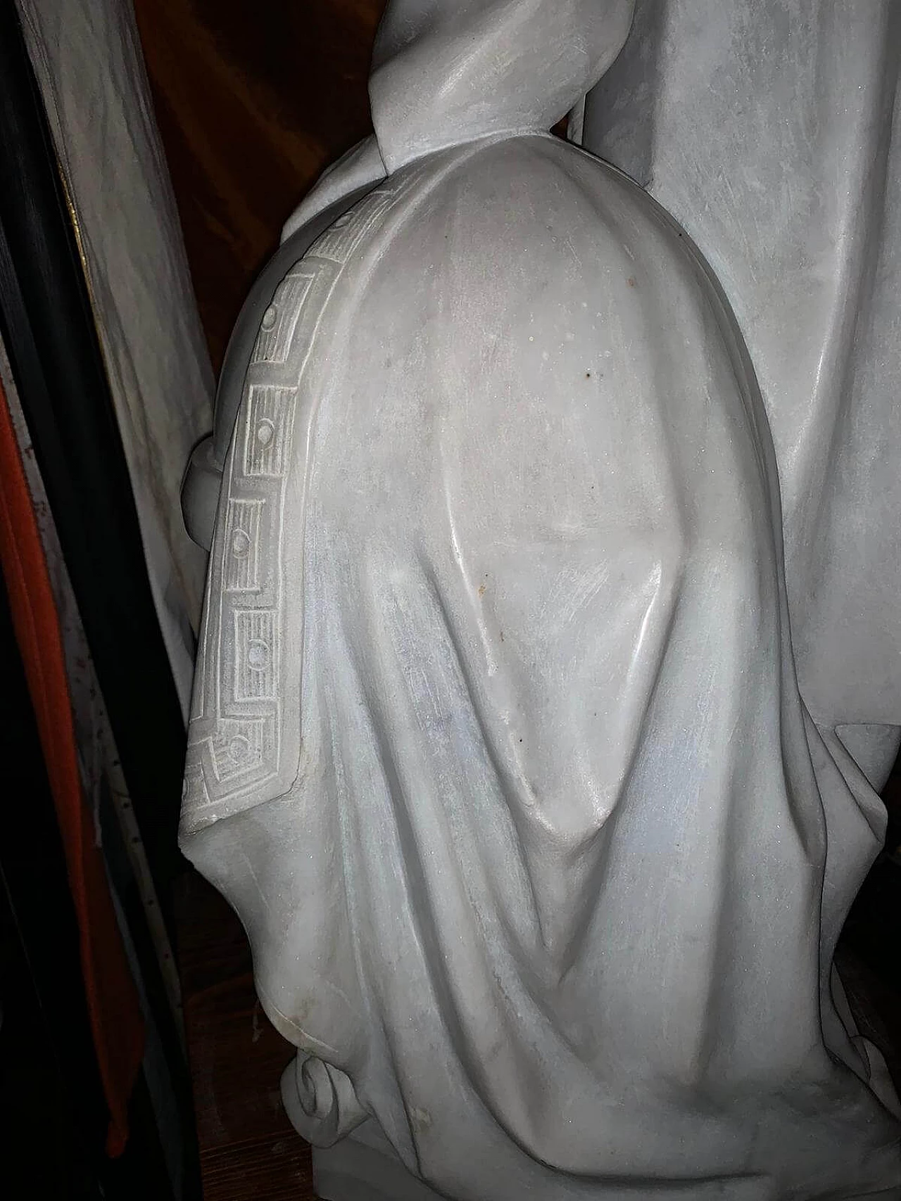 Scultura in marmo raffigurante Cristoforo Colombo, inizio '900 6