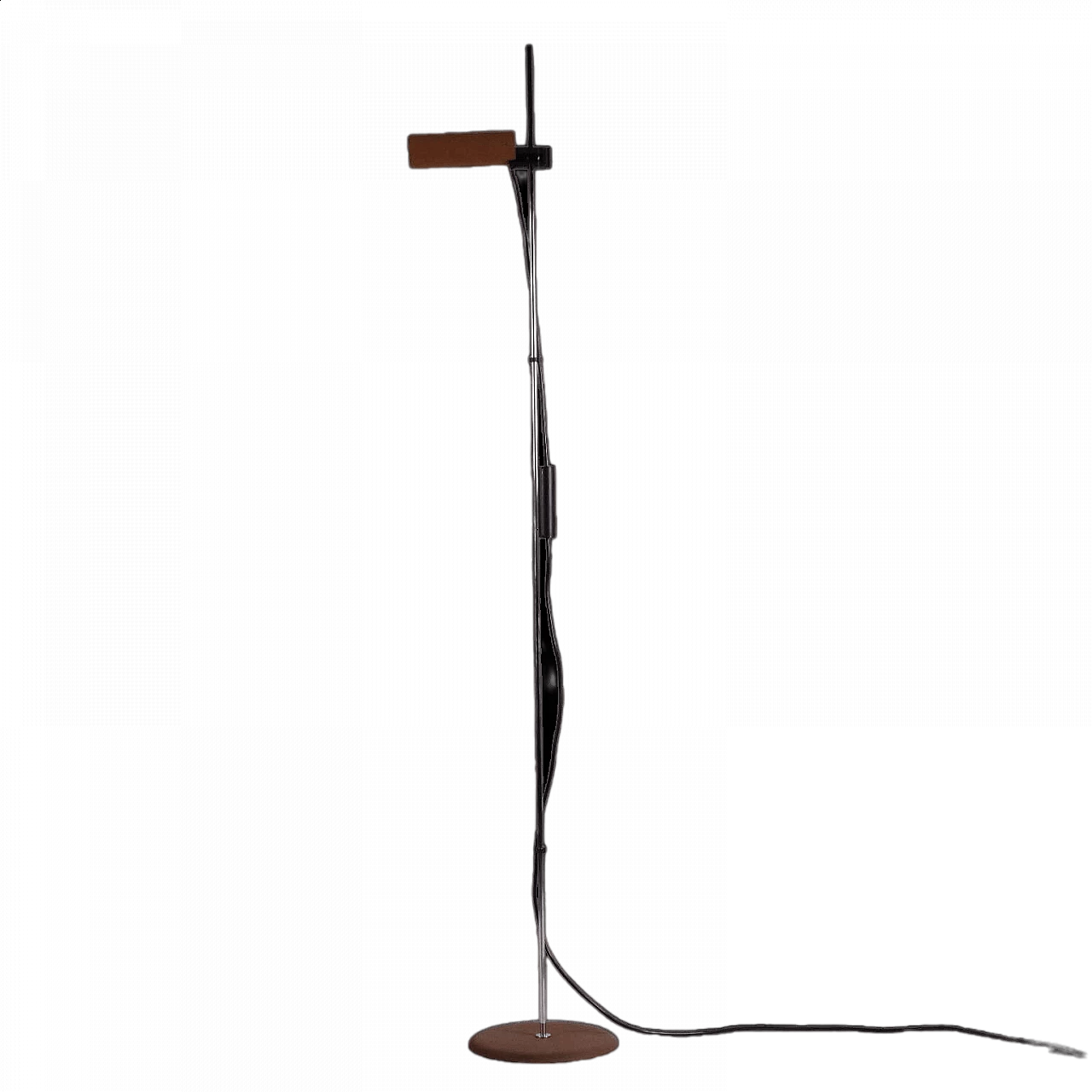Floor lamp with metal frame and base, 1970s 12