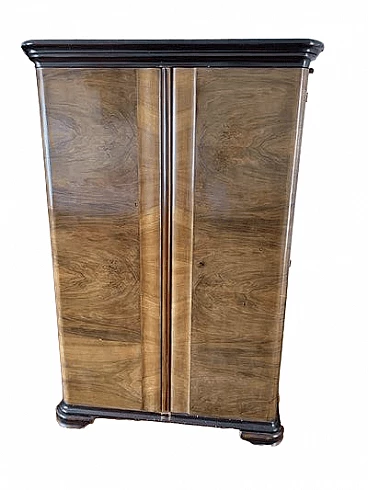 Armadio Art Déco ungherese in legno, anni '30