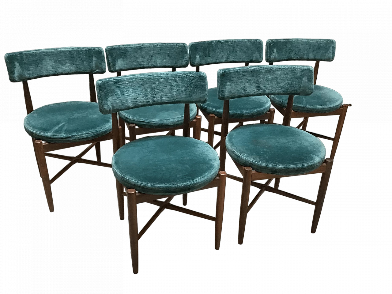 6 Sedie in teak di Victor Wilkins per G-Plan, anni '60 10