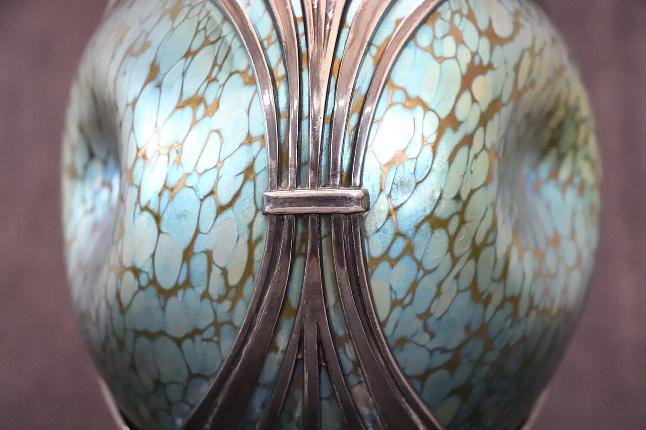 Art Nouveau vase by Moritz Hacker and Johann Loetz Witwe, early 20th century 5