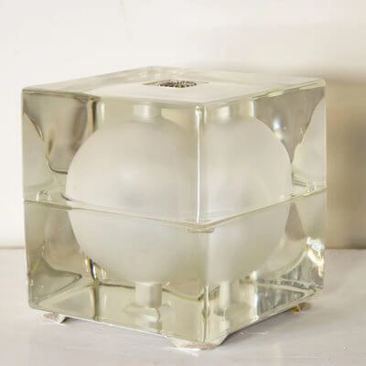 Cubosfera table lamp by Alessandro Mendini, 1960s 1