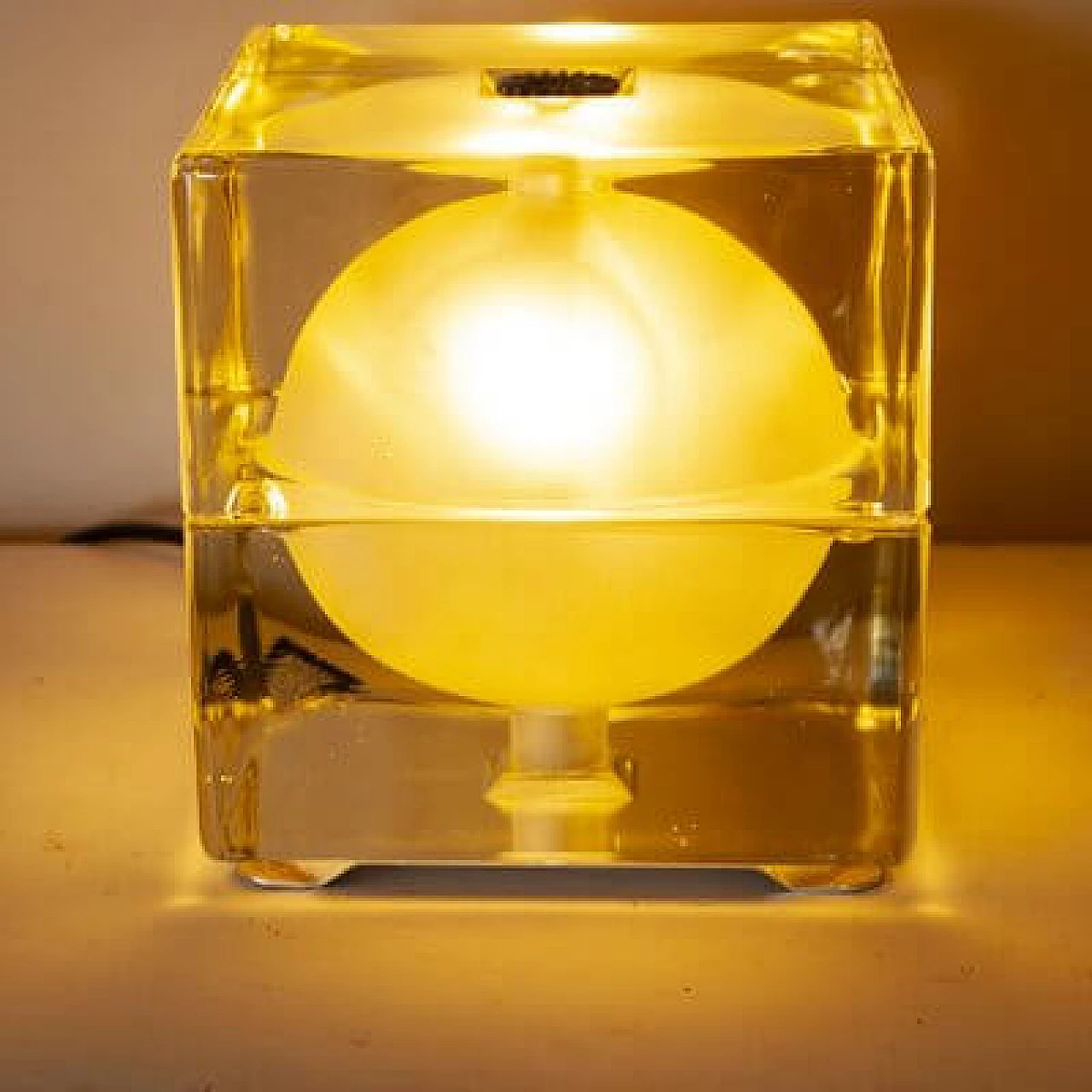 Cubosfera table lamp by Alessandro Mendini, 1960s 3