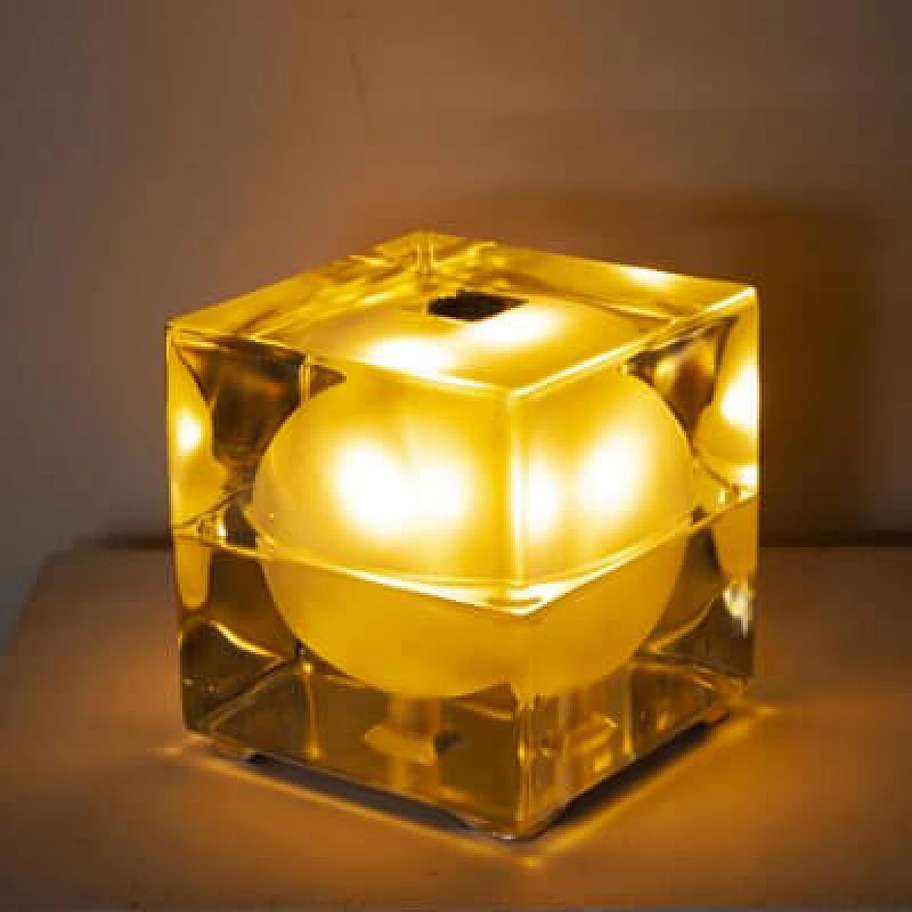 Cubosfera table lamp by Alessandro Mendini, 1960s 5