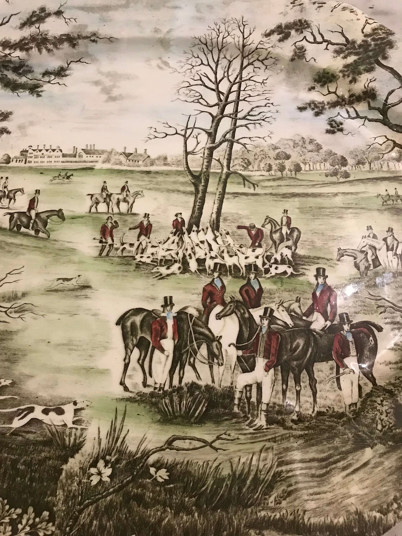 Vassoio da portata in ceramica di Johnson Brothers Hanley Ltd, anni '40 1