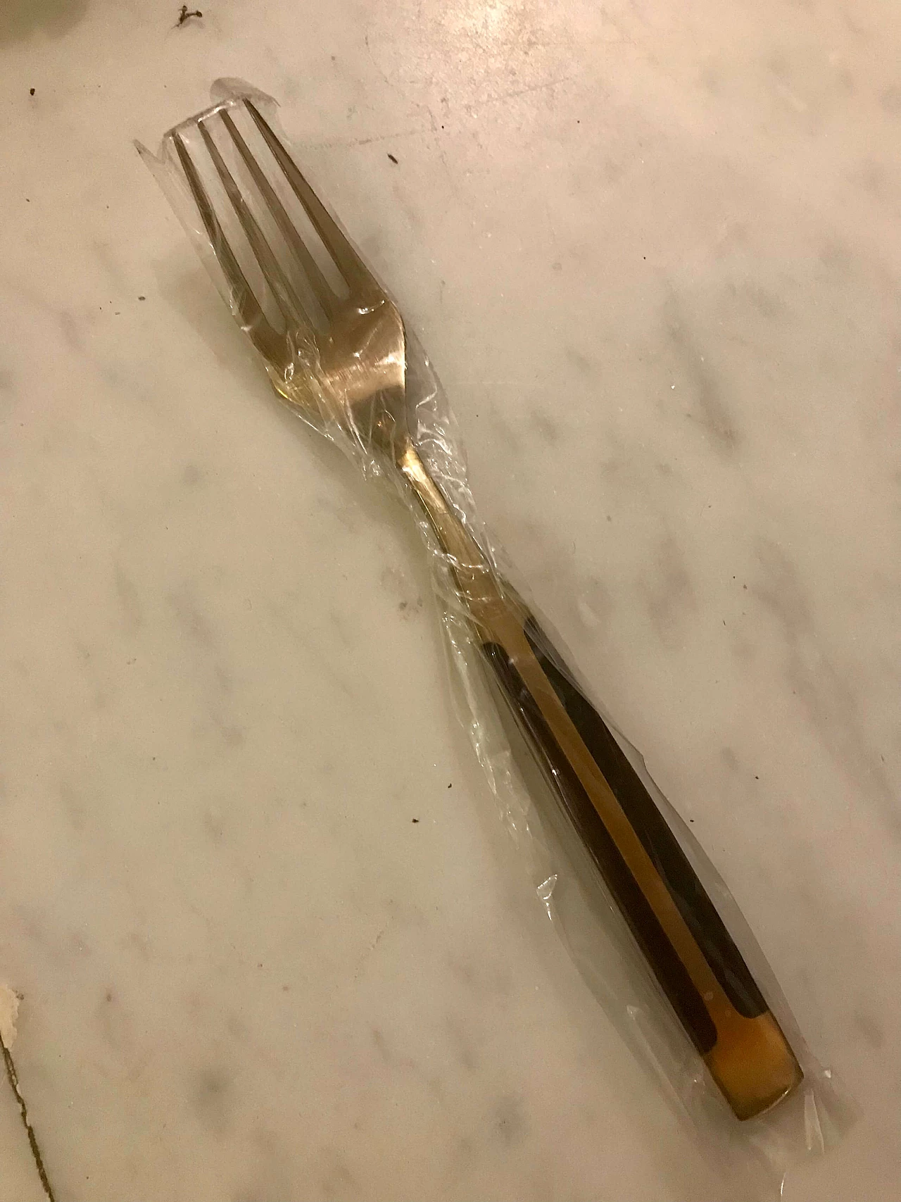 Brass-plated steel and teak cutlery set in wooden case, 1950s 15