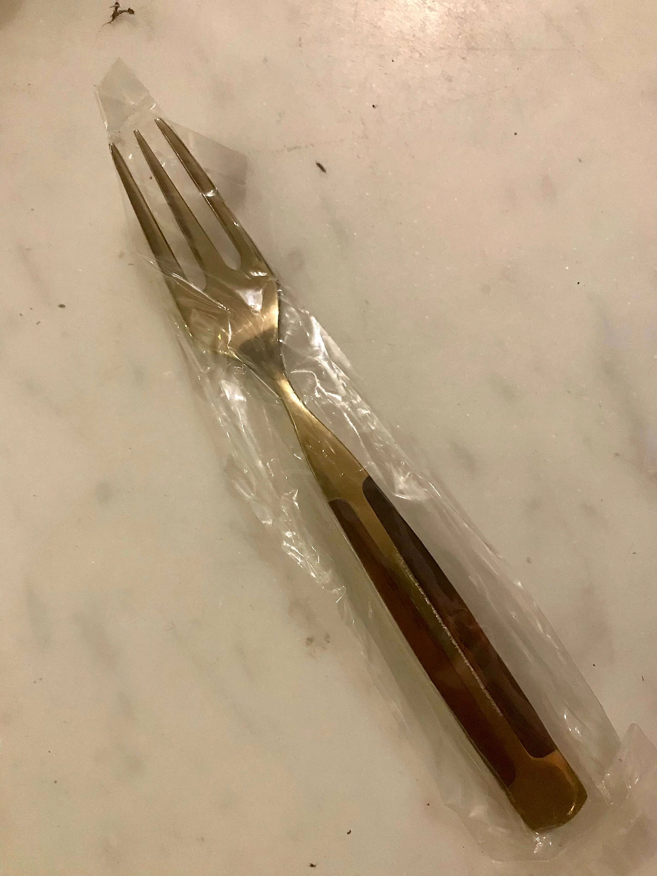 Brass-plated steel and teak cutlery set in wooden case, 1950s 17