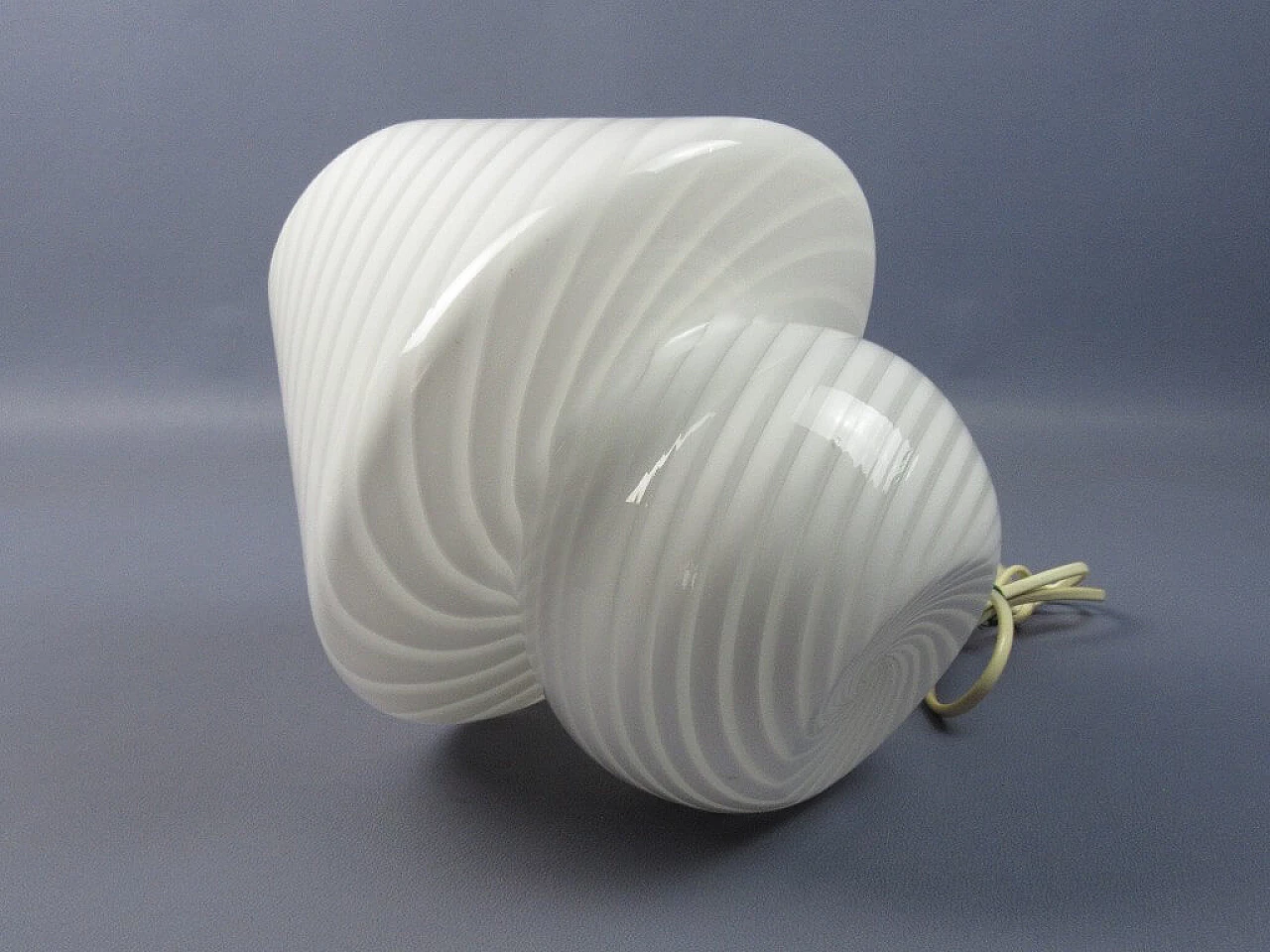 Murano glass mushroom table lamp by Venini, 1970s 6