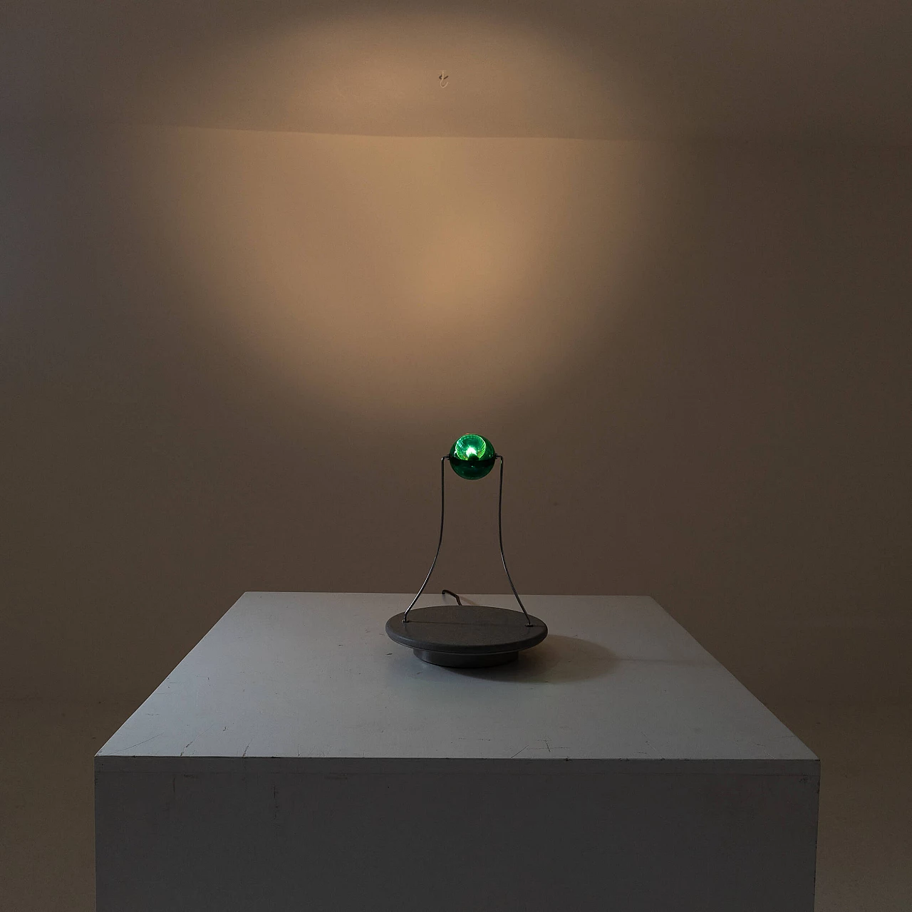 Table lamp Gemma in granite and green plexiglass by Skipper, 1980s 2