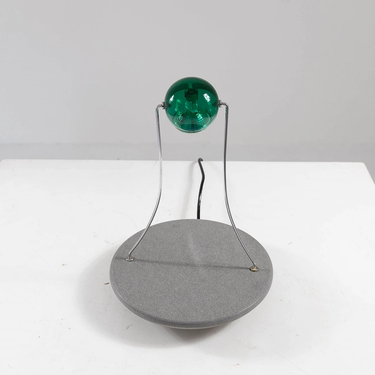 Table lamp Gemma in granite and green plexiglass by Skipper, 1980s 7
