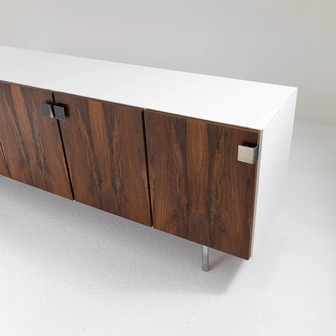 Sideboard in rosewood and white formica, 1970s 2