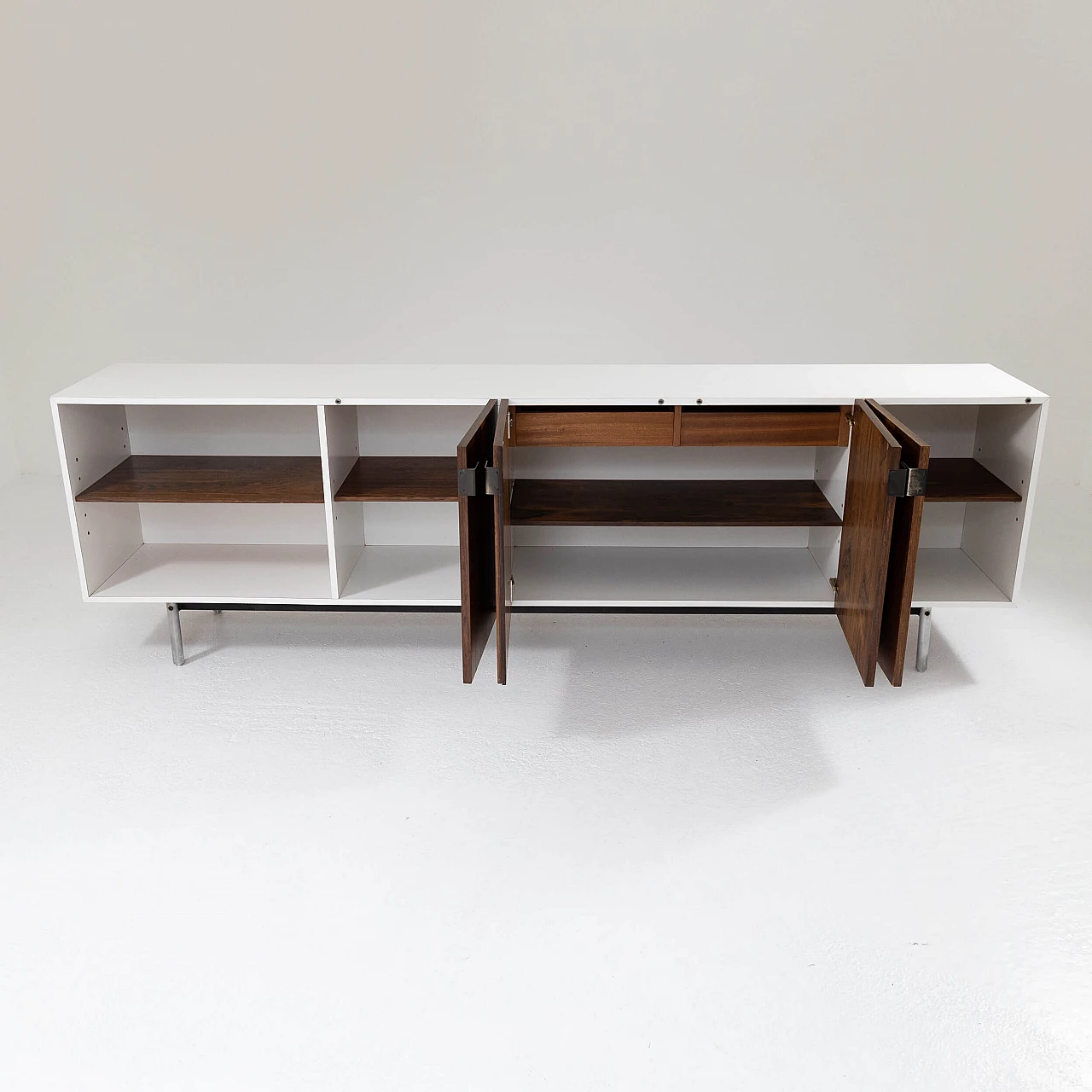 Sideboard in rosewood and white formica, 1970s 5