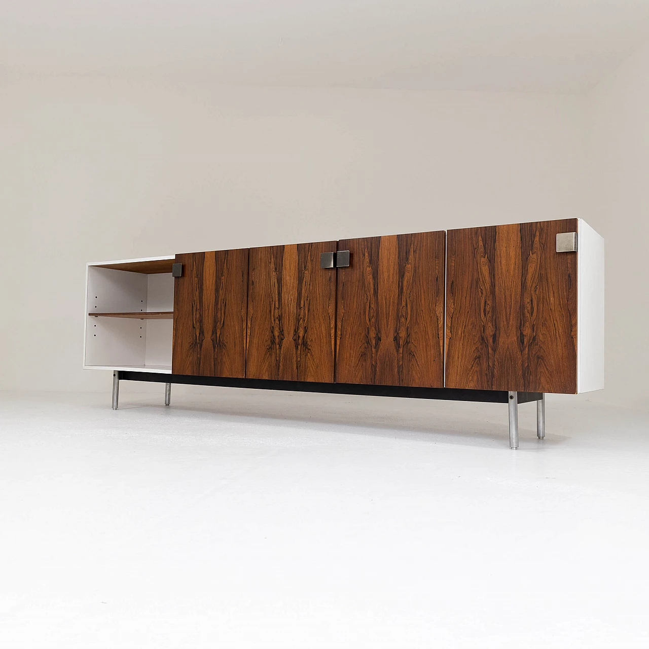 Sideboard in rosewood and white formica, 1970s 10