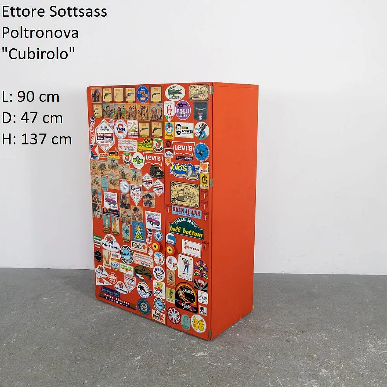 Cubirolo series wardrobe by Ettore Sottsass for Poltronova, 1960s 9