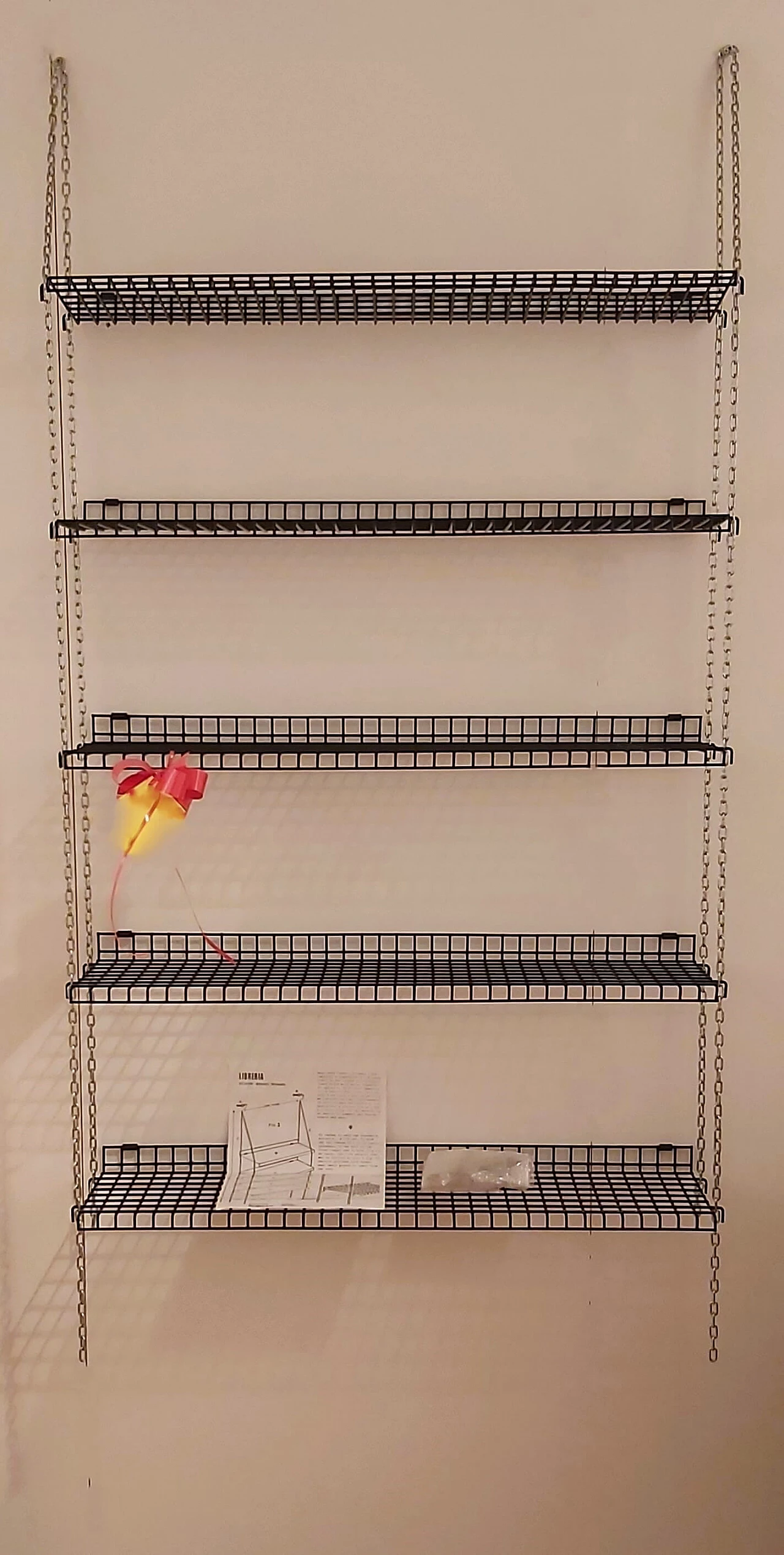 Freeria bookcase by Bruno Munari for Robots, 1970s 1