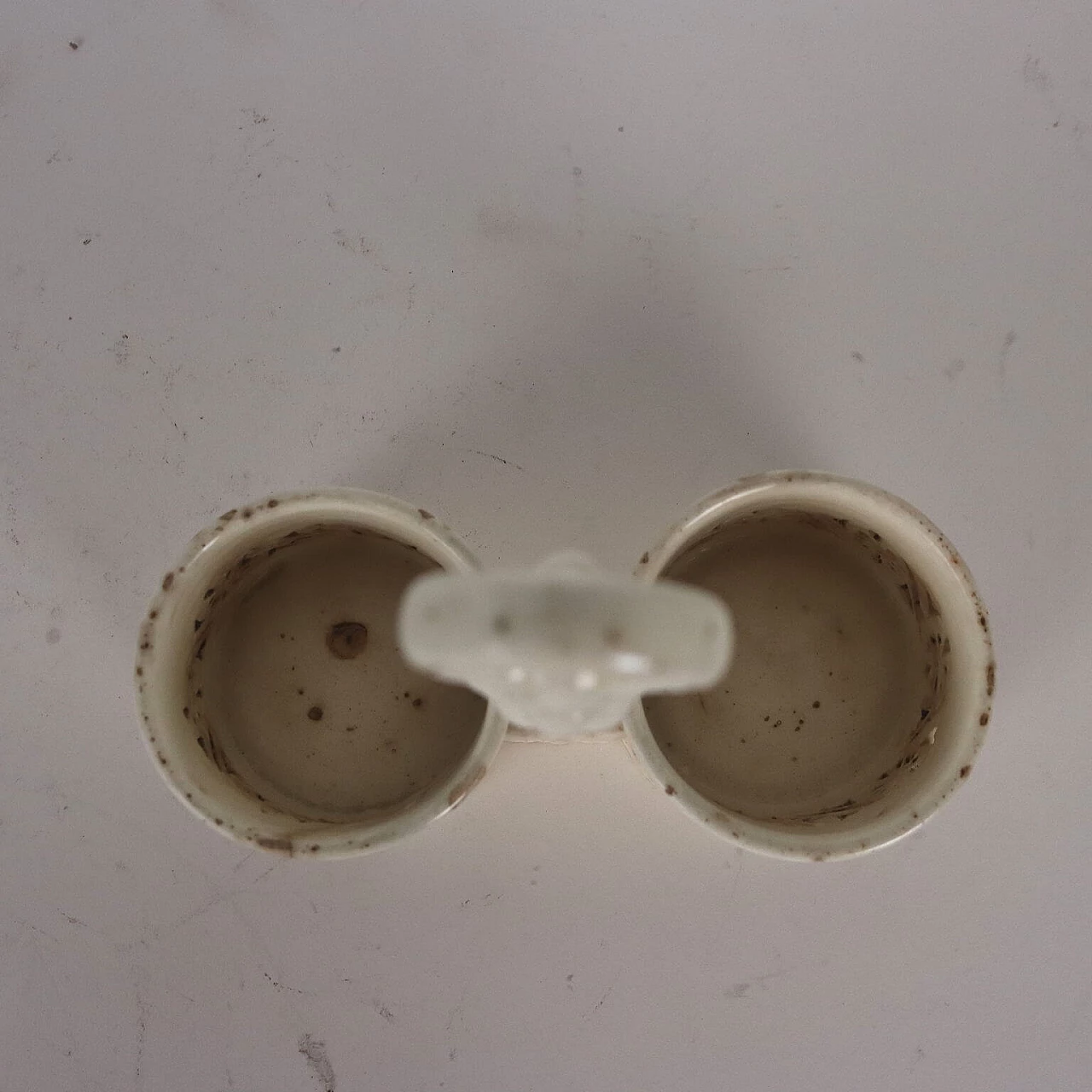 Earthenware oil cruet by Benucci and Latti, early 19th century 10