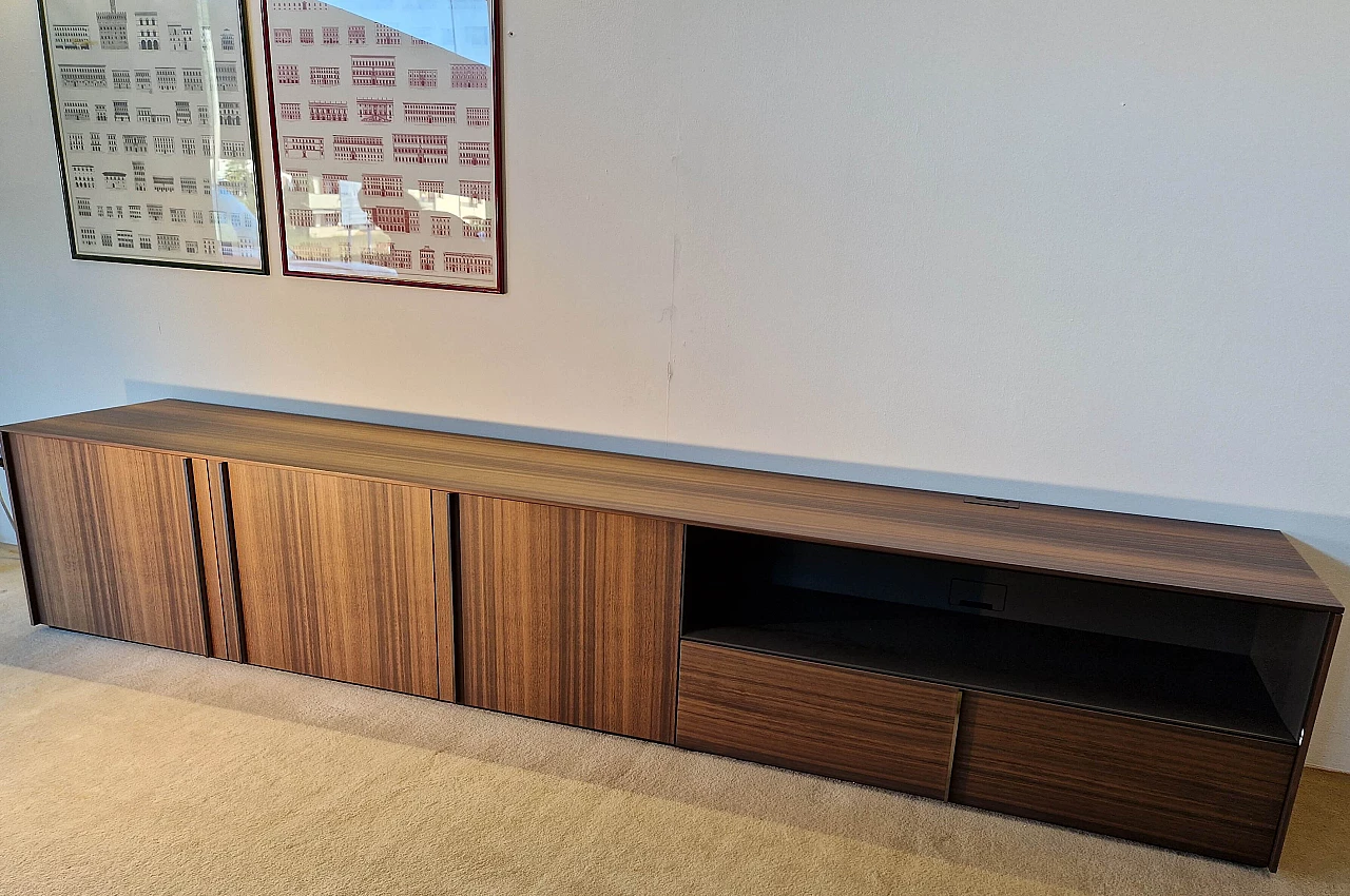 Credenza Pass-word in eucalipto di Dante Bonuccelli per Molteni & C., anni 2000 3