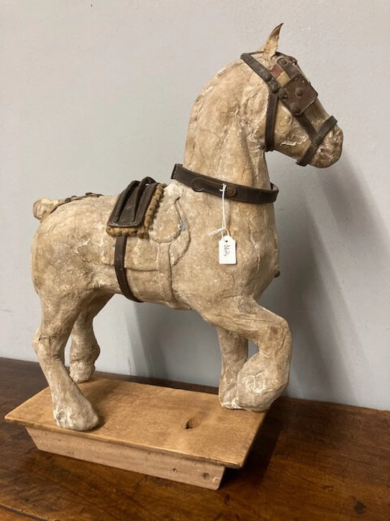 Cavallo giocattolo in carta pesta, '800 2