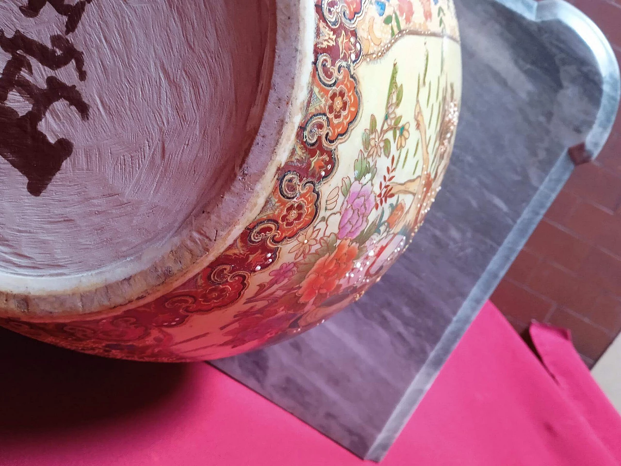 Cachepot in ceramica asiatica, anni '60 5