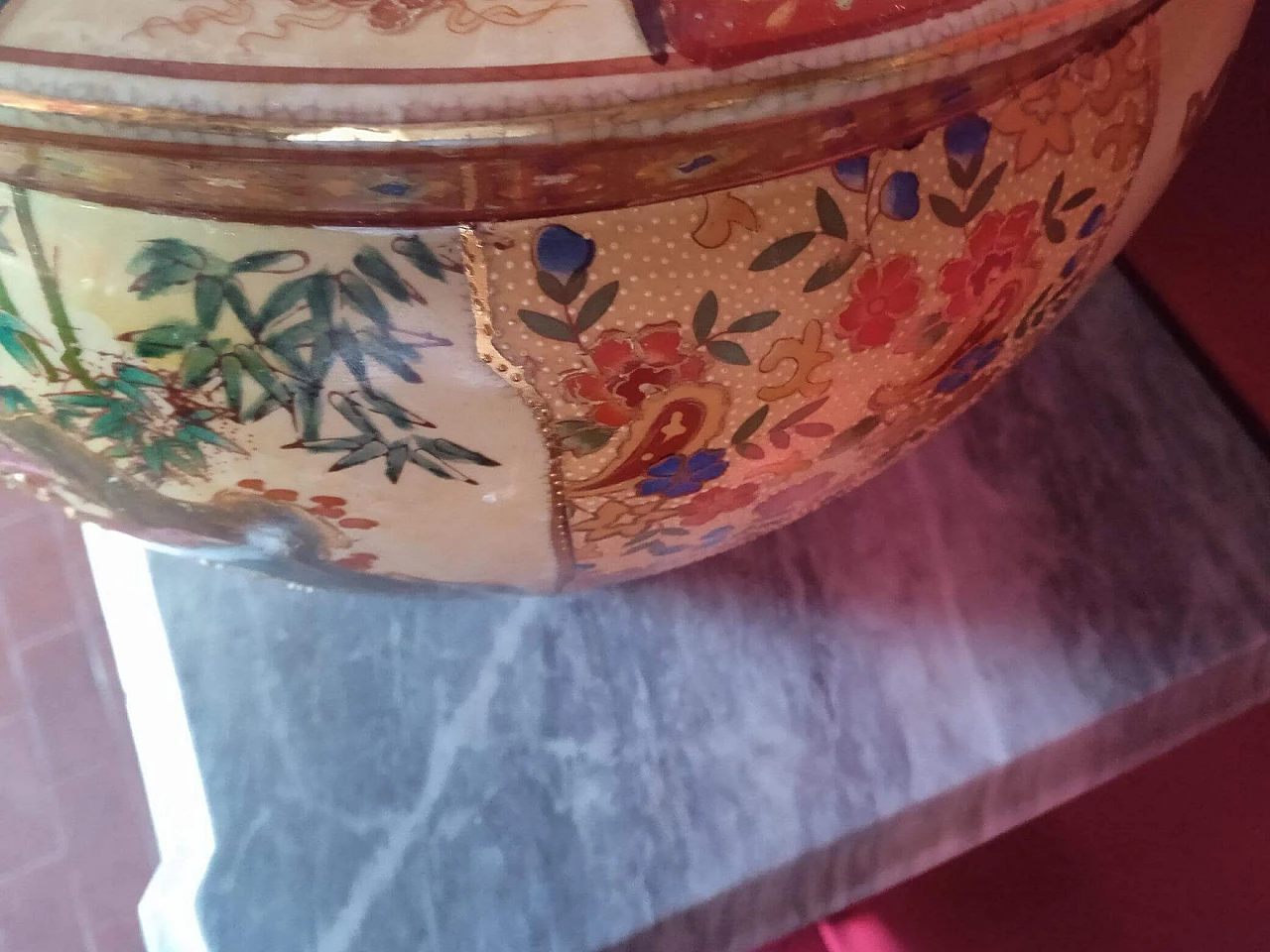 Cachepot in ceramica asiatica, anni '60 7