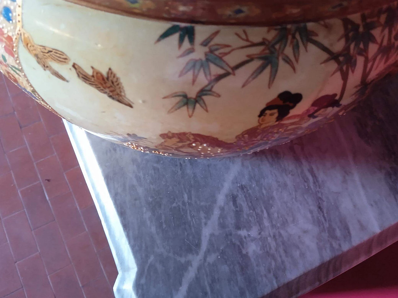 Cachepot in ceramica asiatica, anni '60 8