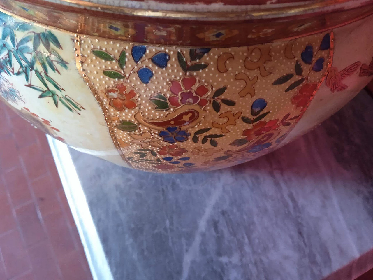 Cachepot in ceramica asiatica, anni '60 9