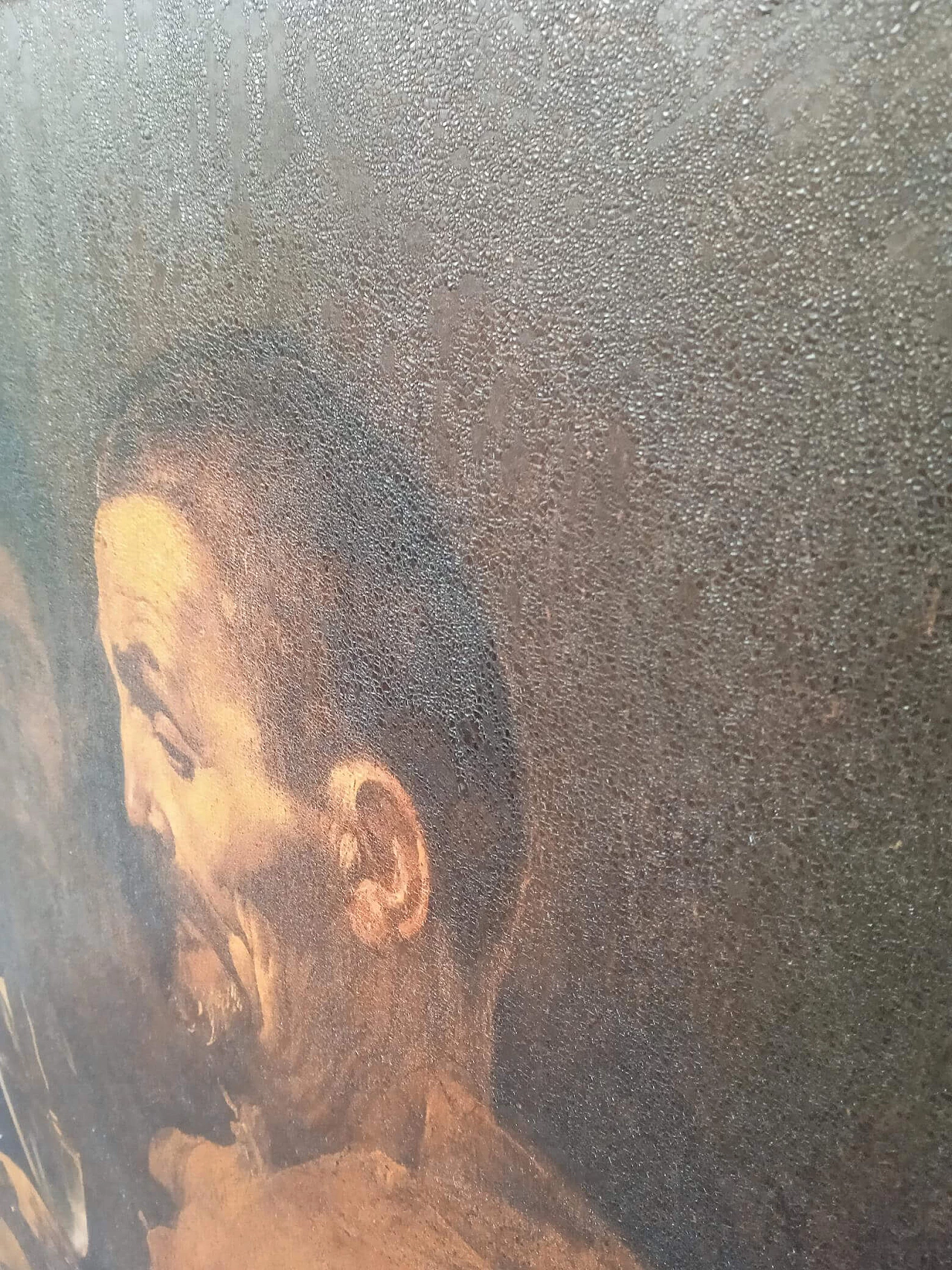 Stampa su pannello di L'Aquaiolo di Siviglia di Velàzquez, anni '80 1