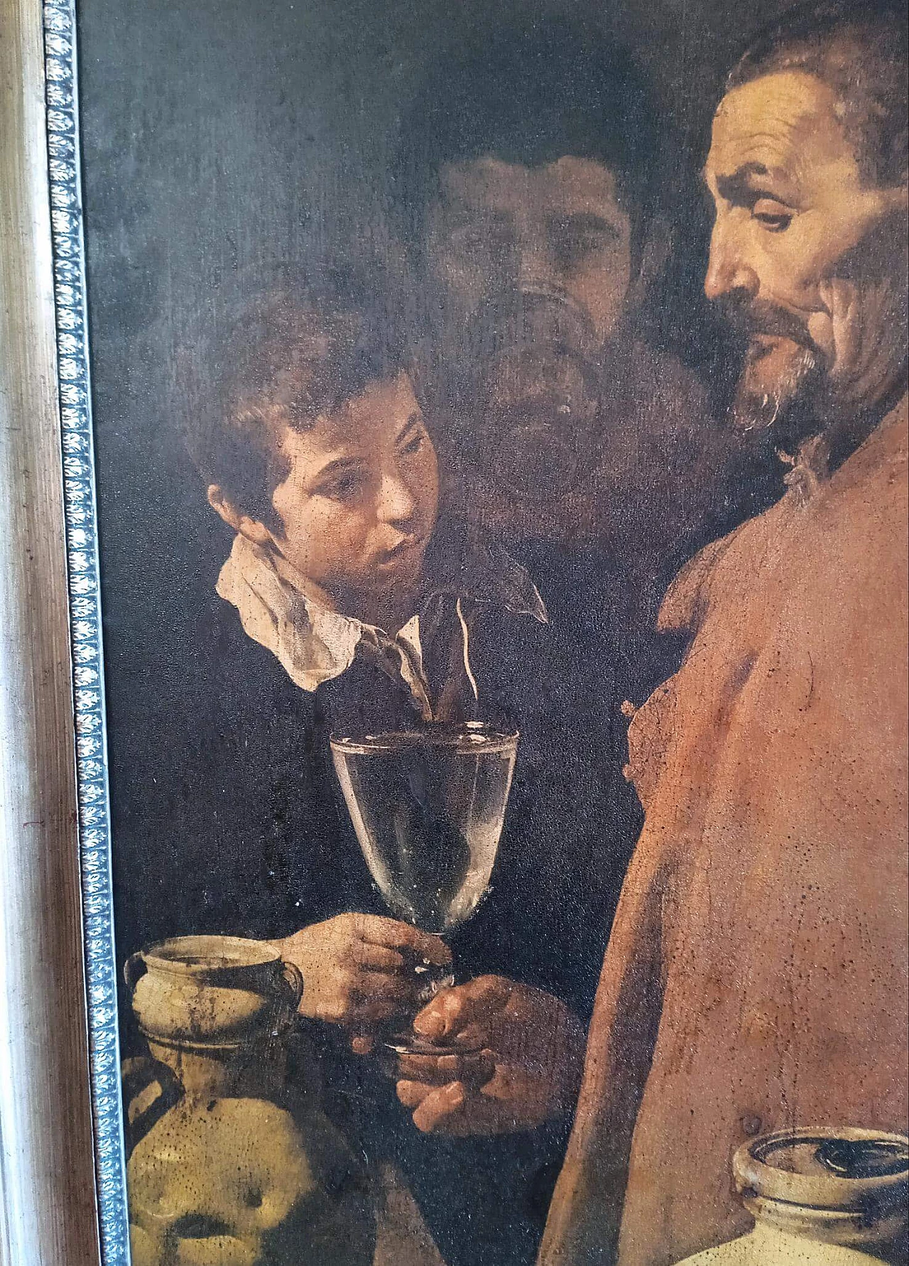 Stampa su pannello di L'Aquaiolo di Siviglia di Velàzquez, anni '80 4