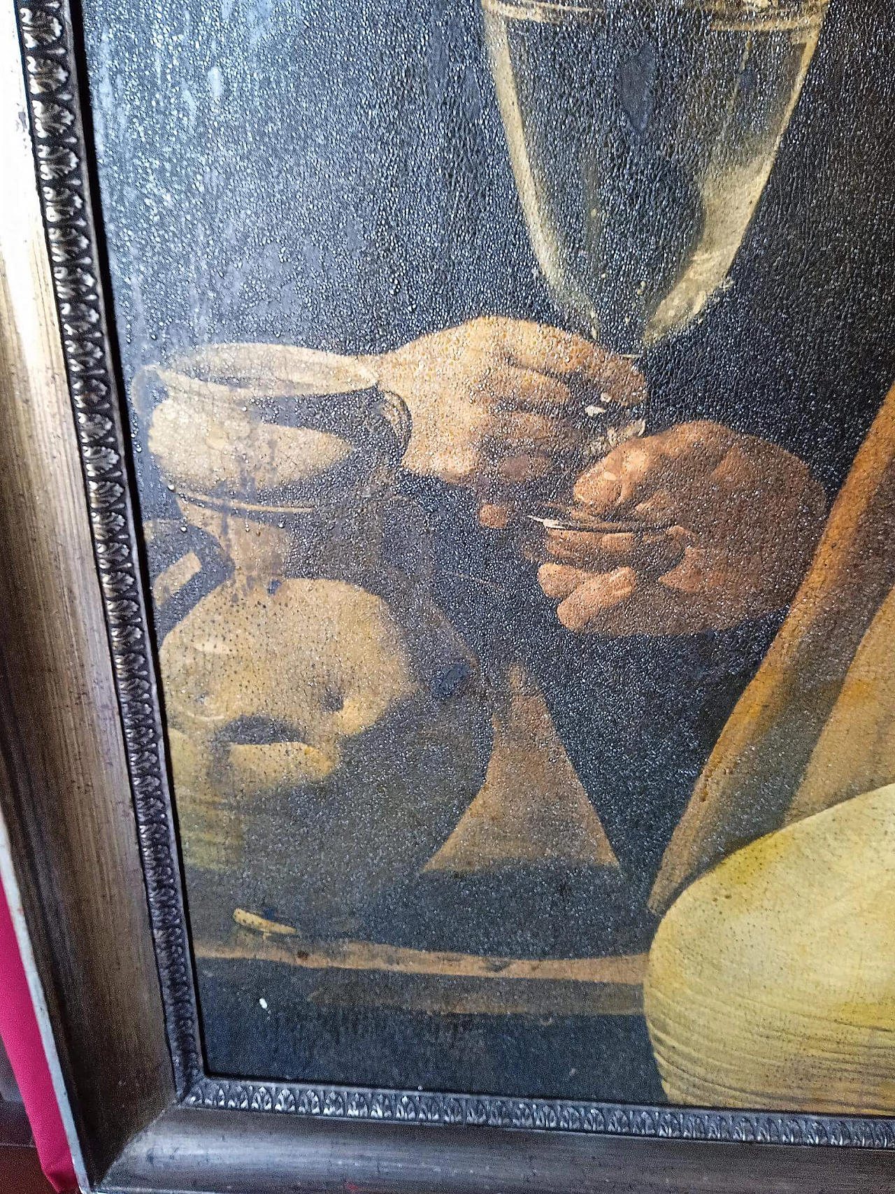 Stampa su pannello di L'Aquaiolo di Siviglia di Velàzquez, anni '80 11