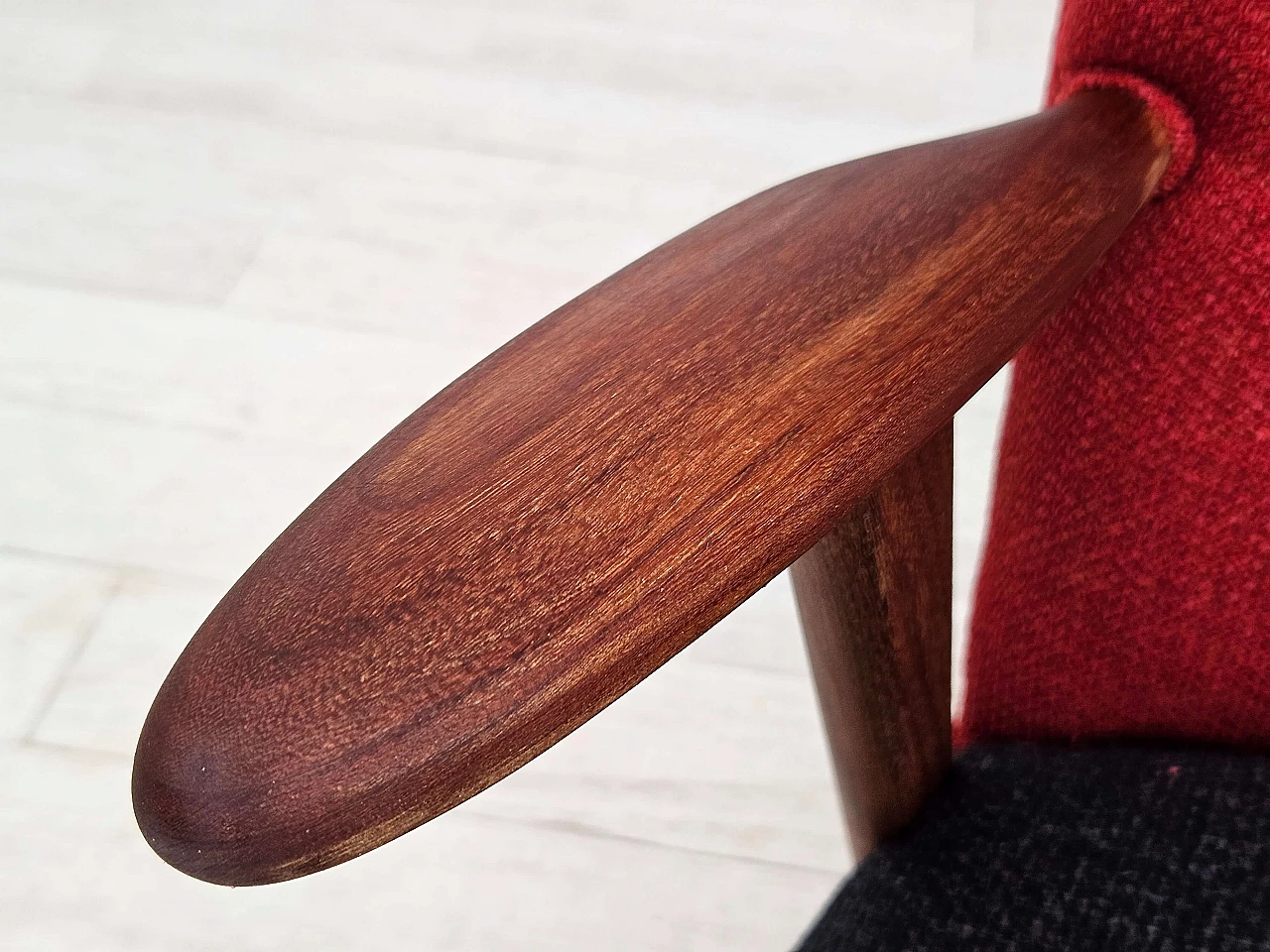 Poltrona in teak di Erhardsen & Andersen per Eran Møbler, anni '60 13