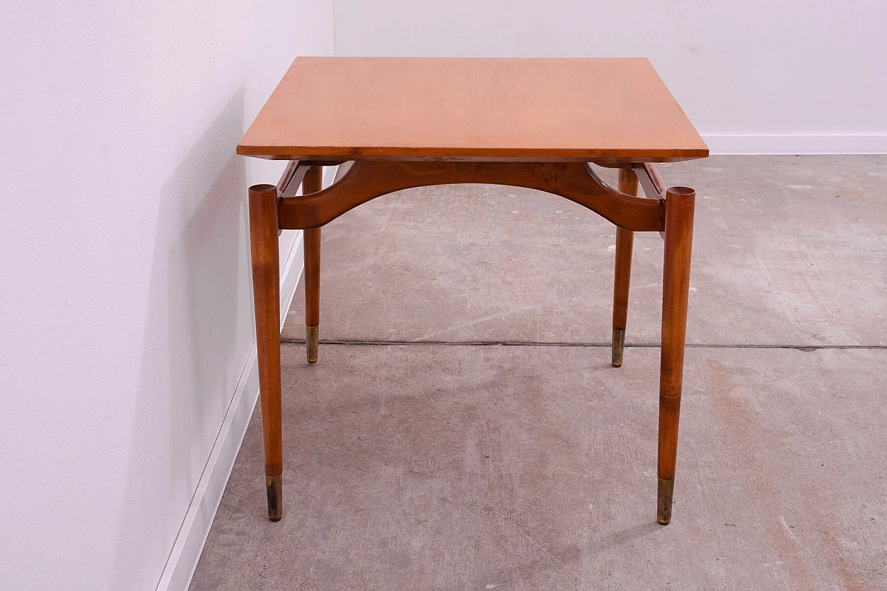 Beech coffee table by Sedláček and Vyčítal for Dřevotvar, 1960s 5