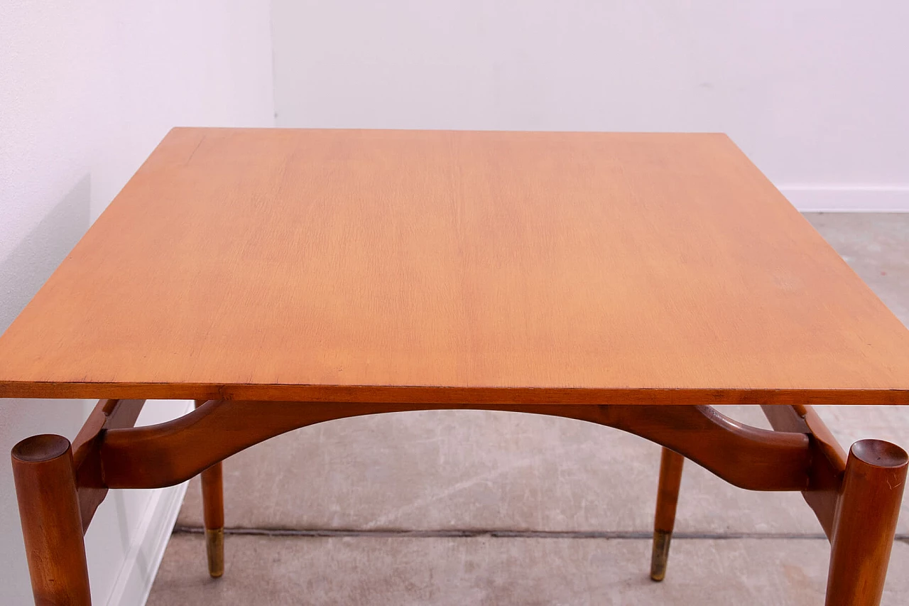 Beech coffee table by Sedláček and Vyčítal for Dřevotvar, 1960s 6