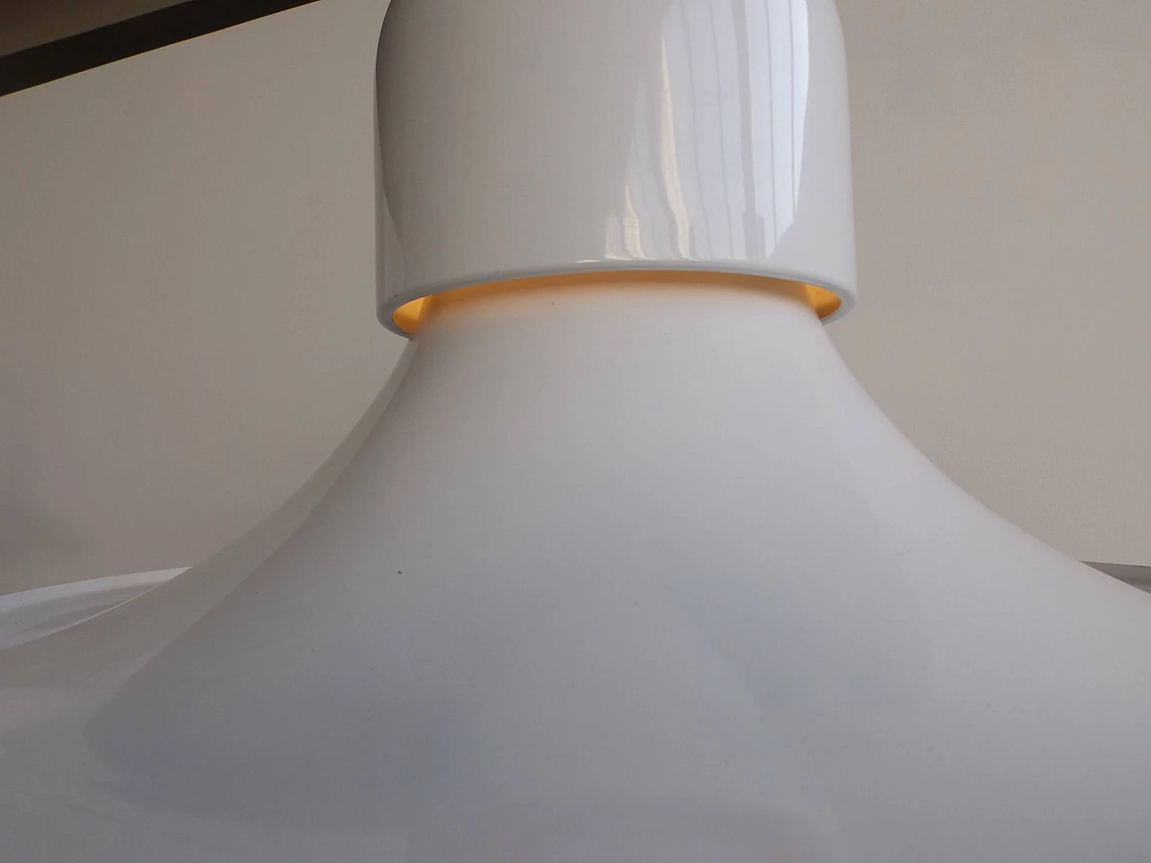 Lampada a sospensione Cappello di Joe Colombo per Stilnovo, anni '70 5