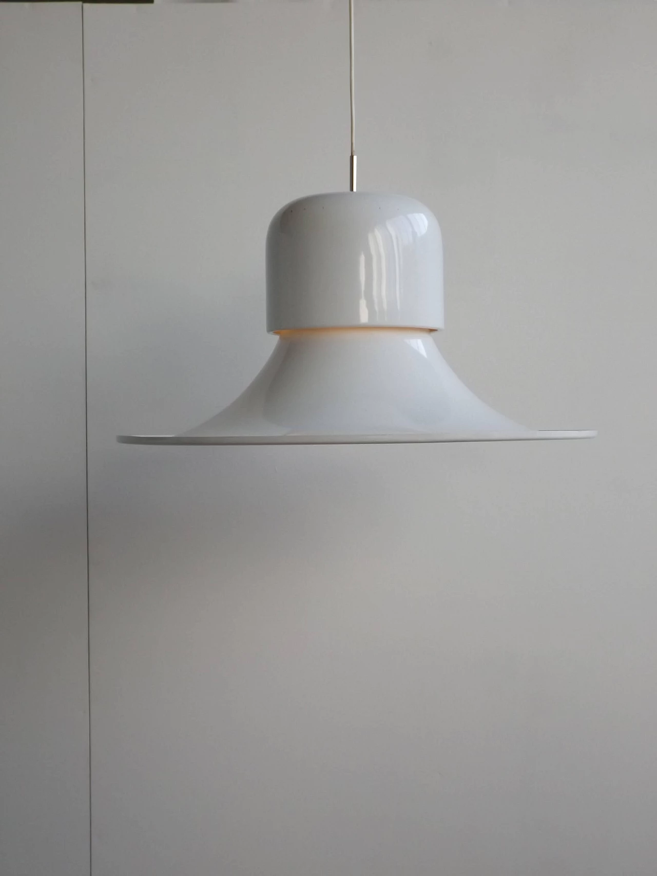 Lampada a sospensione Cappello di Joe Colombo per Stilnovo, anni '70 8