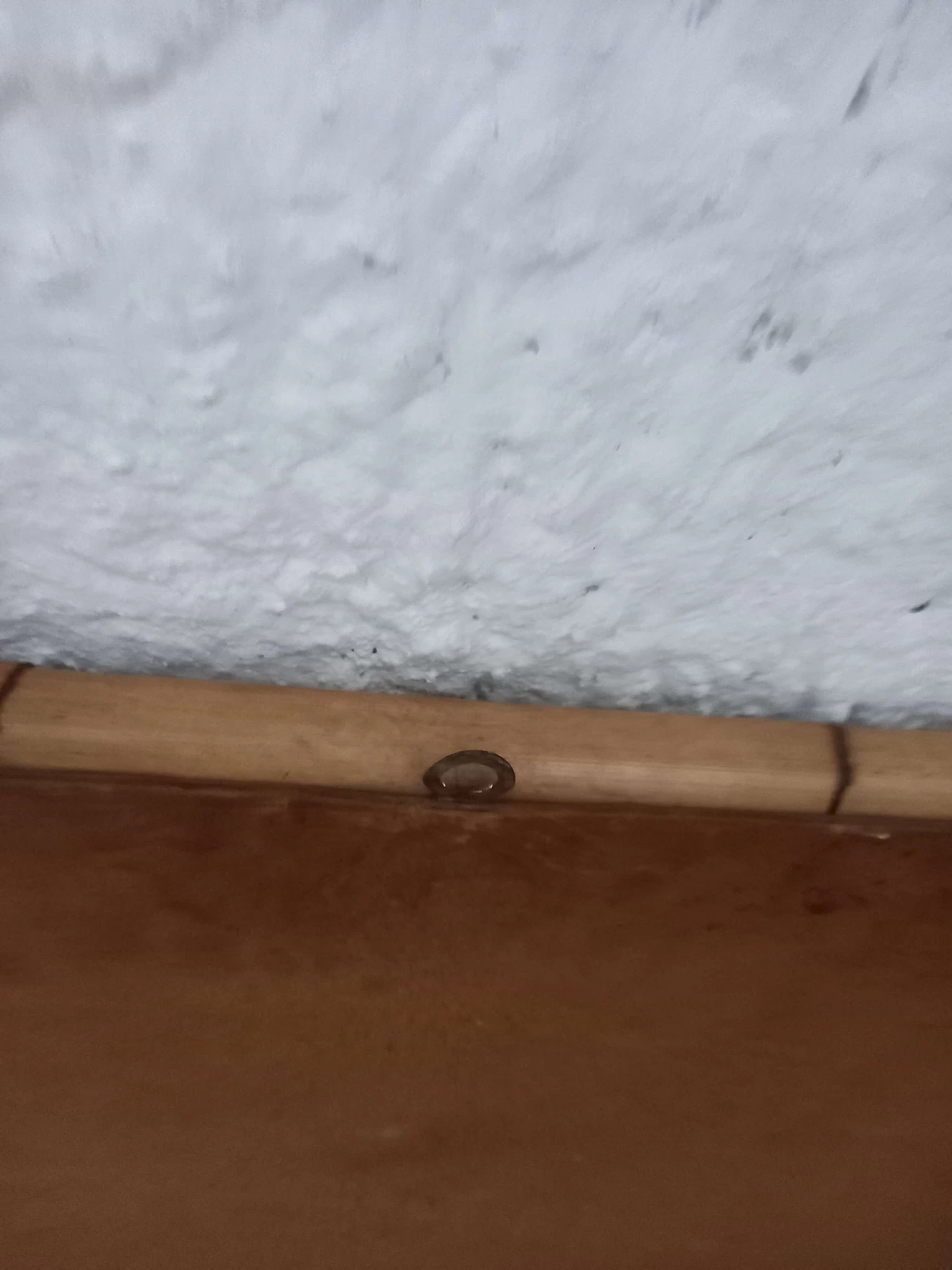 Specchio da parete in midollino, anni '80 2