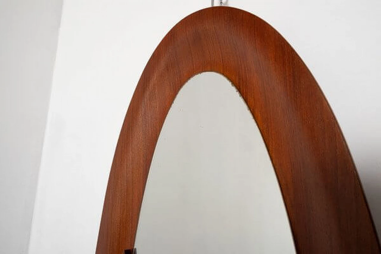 Teak mirror attributed to Campo and Graffi, 1960s 2