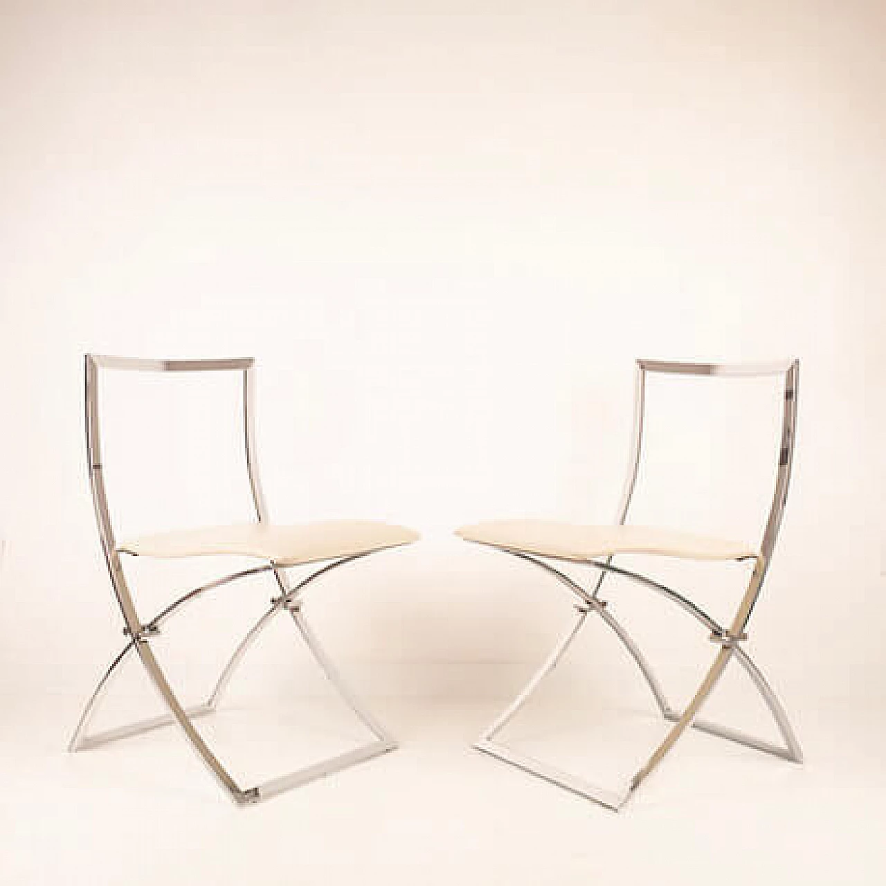 Pair of Luisa chairs by Marcello Cuneo for Mobel, 1970s 11