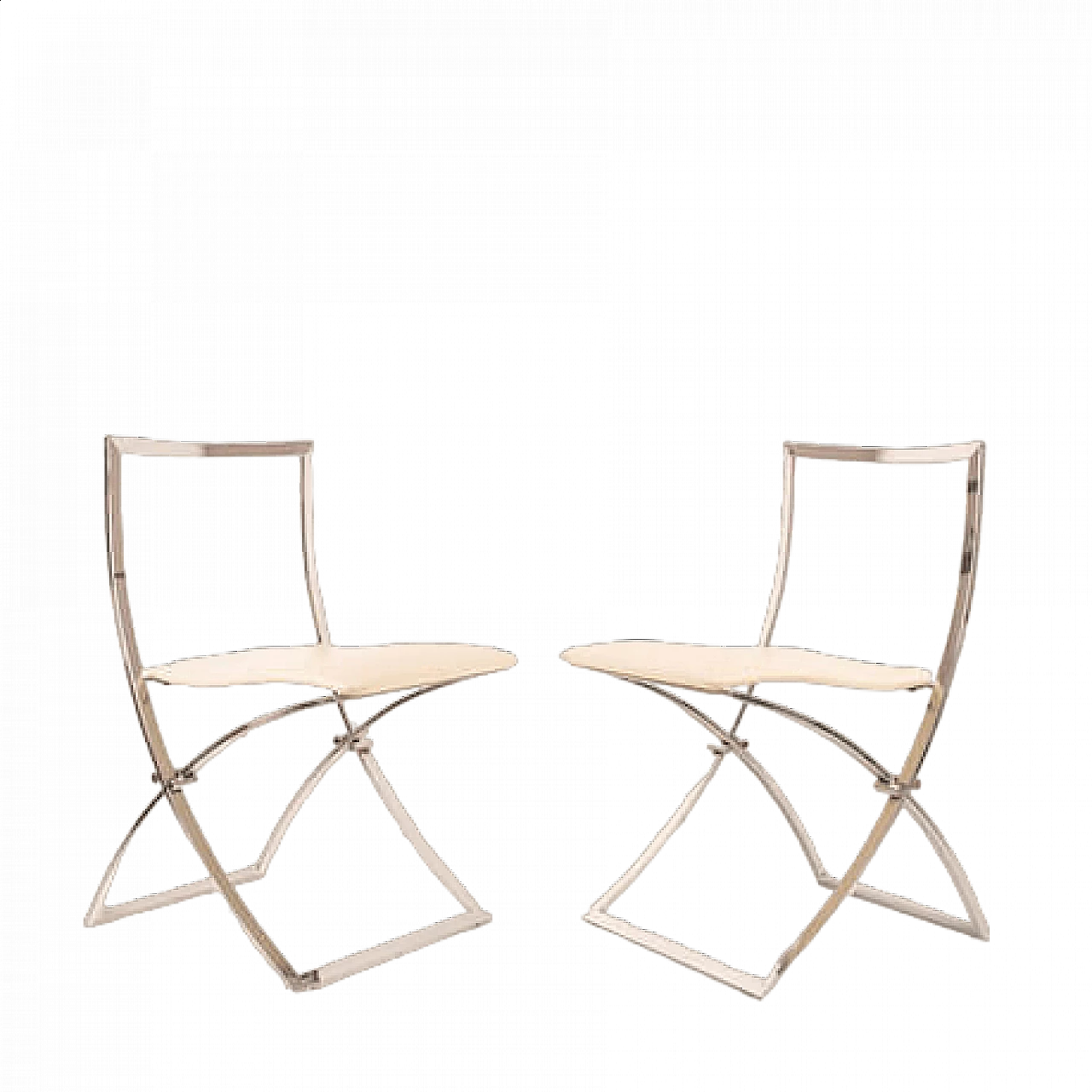 Pair of Luisa chairs by Marcello Cuneo for Mobel, 1970s 13