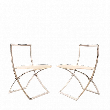 Pair of Luisa chairs by Marcello Cuneo for Mobel, 1970s